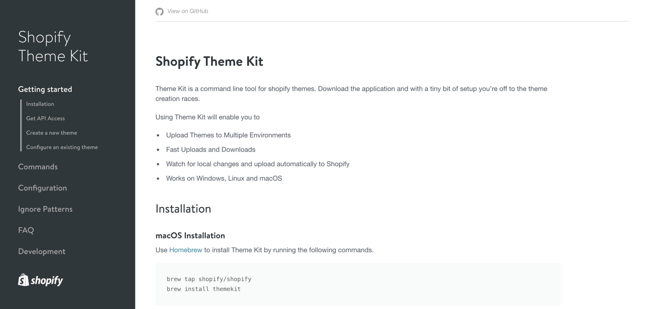 アイキャッチ画像：Shopify Theme Kit で Shopify のテーマ編集を行う