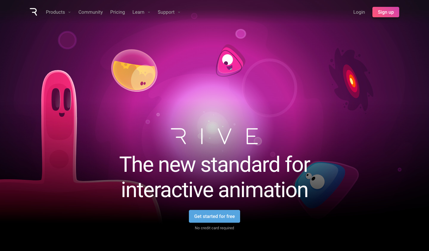 アイキャッチ画像：最近気になったデザインのツール: Rive