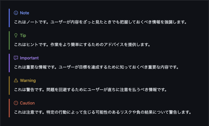 アイキャッチ画像：GitHub のアラート記法でもっとコミュニケーションを活性化させていきたい