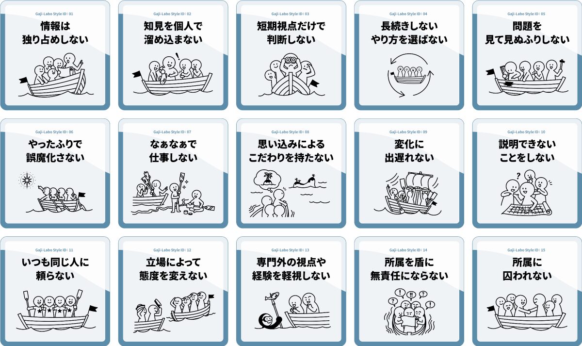 アイキャッチ画像：機能ではなく価値をユーザーに届けるチームでいるためのGaji-Laboスタイル集